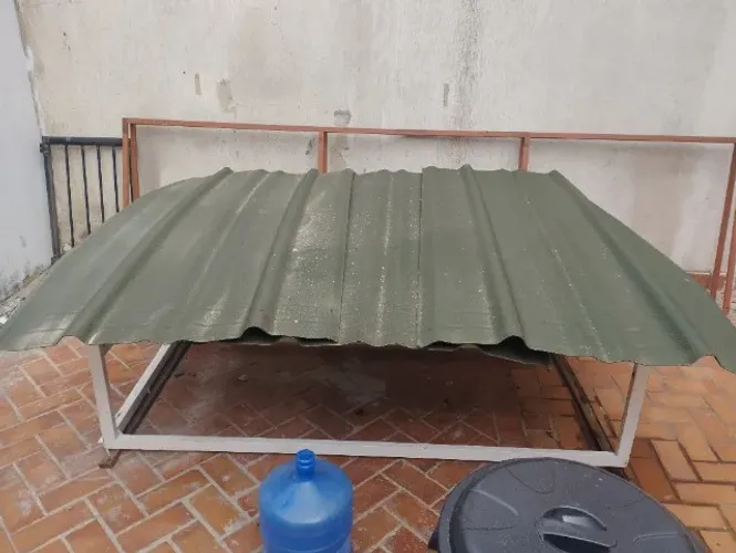 Telha ecológica de fibra vegetal