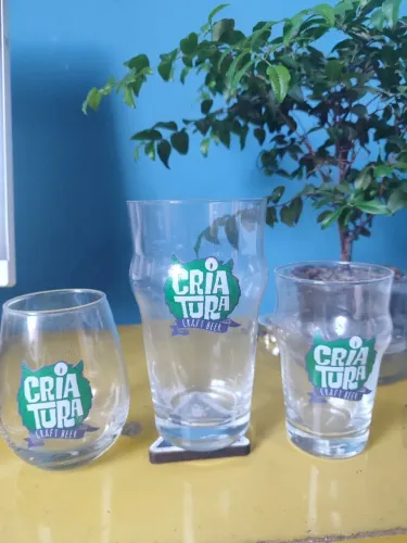 Conjunto Copos Taças Criatura Brewery Cervejaria artesanal