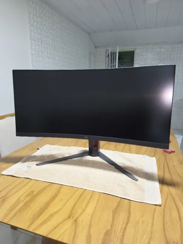 Monitor Gamer Curvo AOC AGON 34" Ultrawide WQHD 180Hz 0.5ms - Completo na Caixa c/ NF
