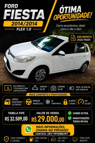 Ford Fiesta S 1.0 8V Flex 5P 2014