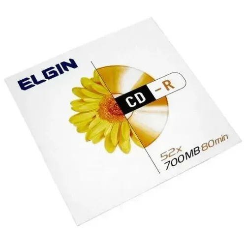 CD-R 700MB Elgin Envelope com 1 Unidade Frete Grátis