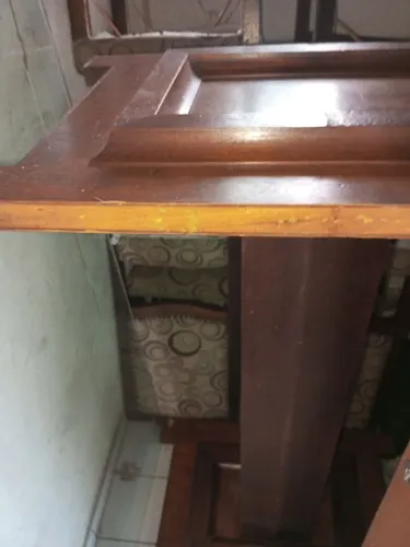 Mesa de vidro com 6 cadeiras 