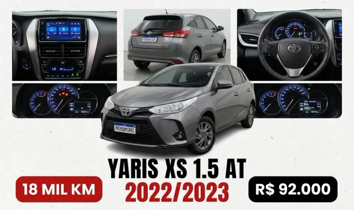 Toyota Yaris XS 1.5 Flex 16V 5P Aut. 2023