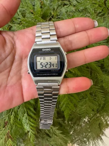 Relógio Casio Vintage B640W Prata - Original