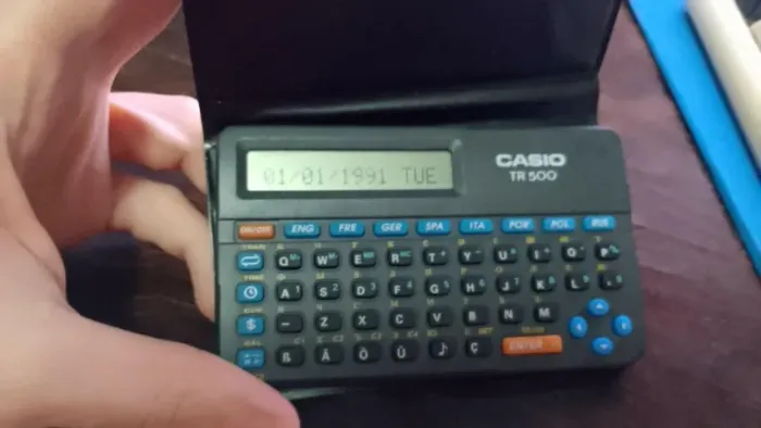 Clássico Tradutor CASIO TR 500 1991