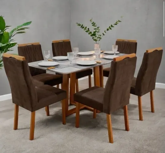 Conjunto de Jantar Imperial 6 Lugares