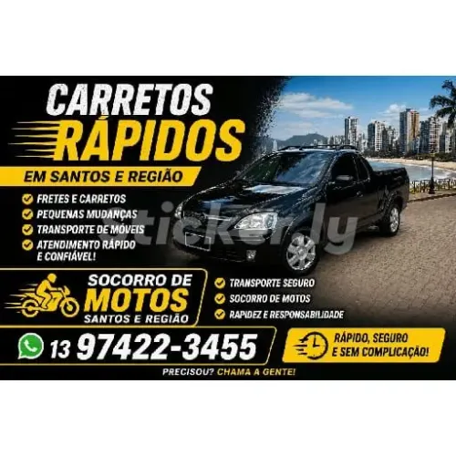Claudio Abraão Carretos baixada santista