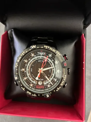 Relógio Timex E-tide Temp Compass T2n720ww/tn