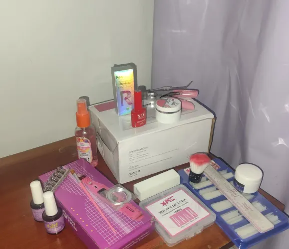 Kit completo para alongamento de unhas em gel
