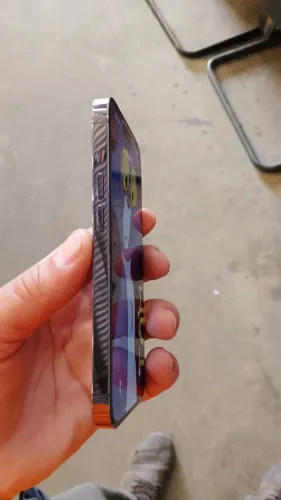 iPhone 14 Pro roxo, 83% de bateria, todo original nunca aberto !