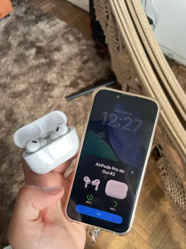 AirPods Pro 2ª Geração Bluetooth + Estojo de Recarga | Novo