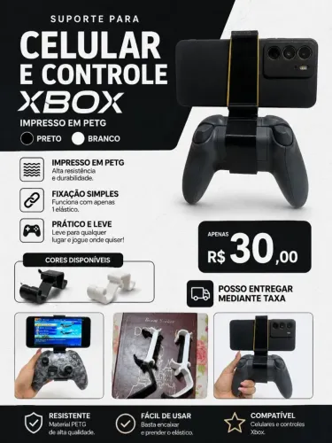 SUPORTE DE CELULAR PARA CONTROLE XBOX