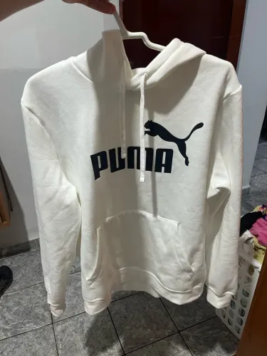 Moletom puma branco raro
