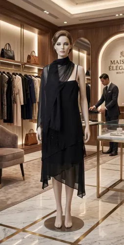 Vestido preto p festa tam G