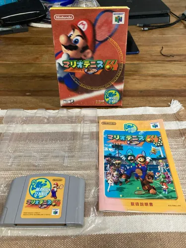 Jogo ORIGINAL Nintendo N64 Mario Golf Japonês com caixa, manual e berço CIB. Envio OLX PAY