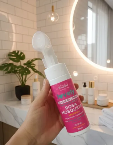 Mousse de Limpeza para Skin Care