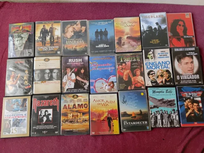 Vinis, CDs e DVDs originais