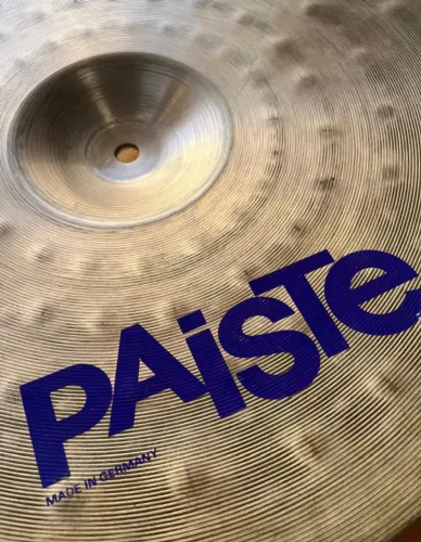 Prato Paiste 400 Power Crash 16" - Made In Germany - Raridade Anos 80
