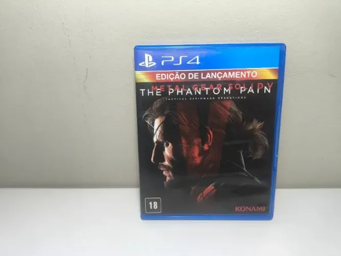Jogo Metal Gear Solid V Phantom Pain PS4 PlayStation 4 Mídia Física Original Seminovo