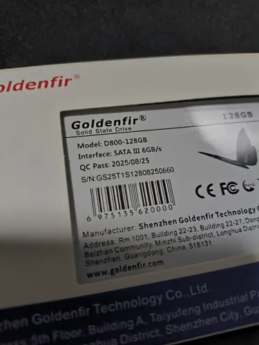 SSD 128gb Sata goldenfir