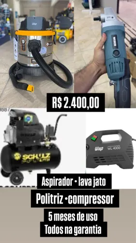 Material pra lava jato completo