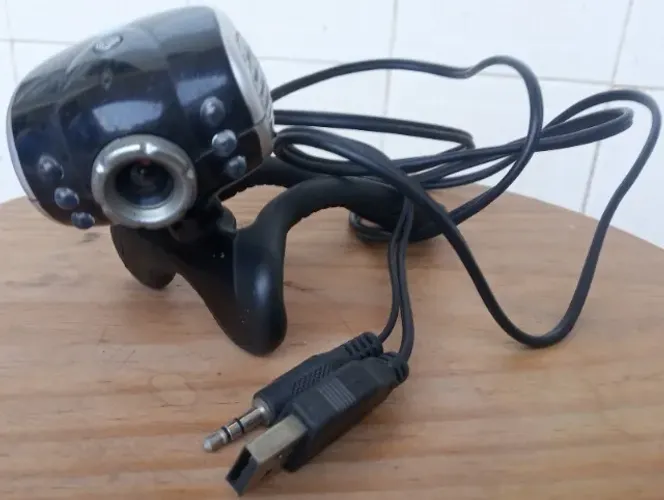 Webcam Câmera Smart para computador, USB, filma e tira foto, Funcionando. R$ 20
