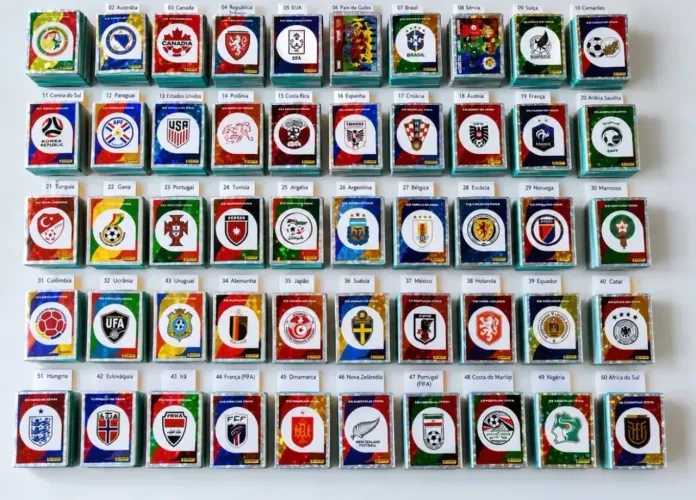 Kit 200 Figurinhas da copa 2026 original nova avulso 