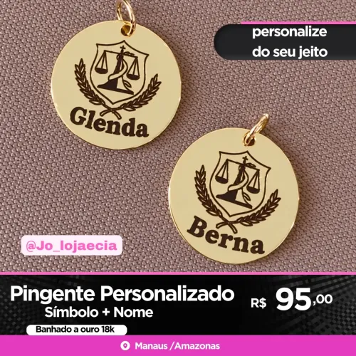 Pingente Personalizado