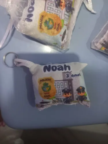 Chaveiro Tema Polícia infantil 