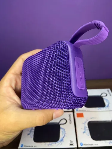 Caixa de som Bluetooth JBL - Go4 Pro roxa com som profissional