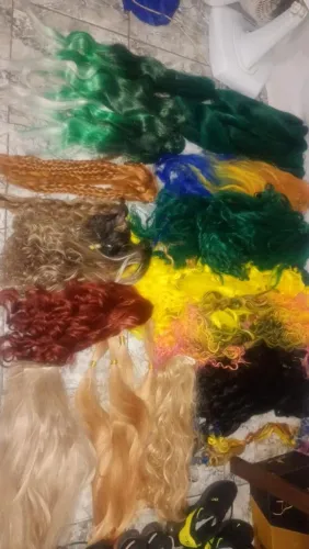 Cabelos humanos variados venda ou troca