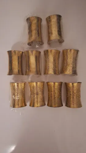 10 lindos braceletes dourados Moda Boho