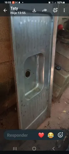 Pia de inox