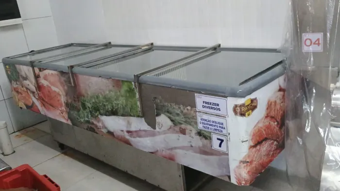Ilha de Congelados - Freezer horizontal expositor 