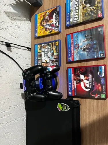PS4 COMPLETO À VENDA - aceito ofertas!