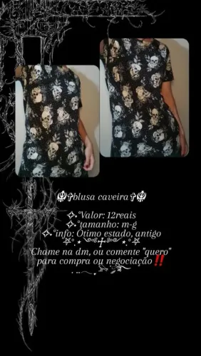 Blusa caveira