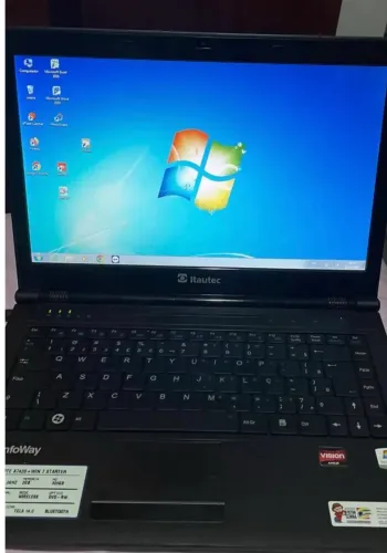 Notebook Itautec Infoway A7420 Windows 7 Starter
