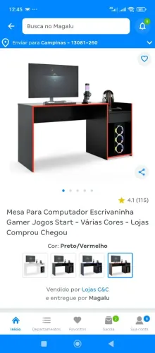 Mesa gamer