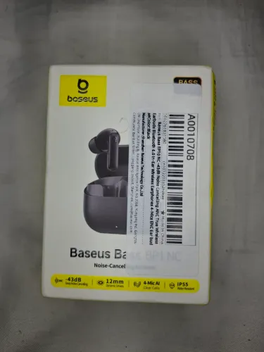 Fone Baseus Bluetooth 6.0 (Cancelamento de Ruído)