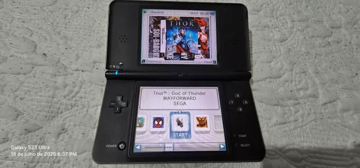Nintendo DSI XL Bronze cheio de jogos