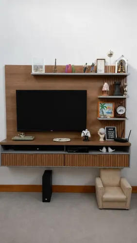 Rack com painel para tv (tv não acompanha)