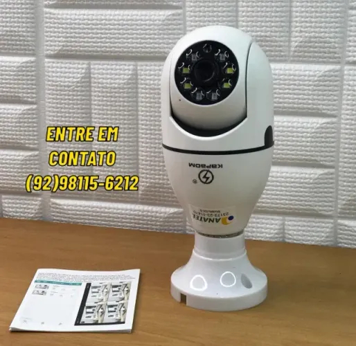 Câmera IP de segurança - qualidade de imagem em HD