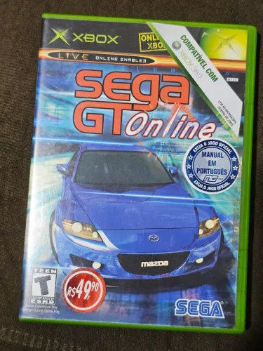 Jogo original Xbox Sega GT Online ntsc