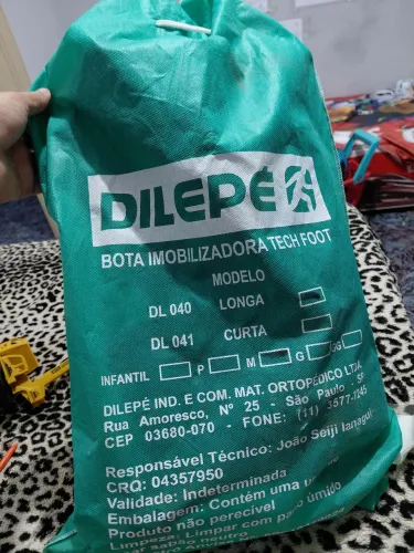 Bota imobilizadora para o pé