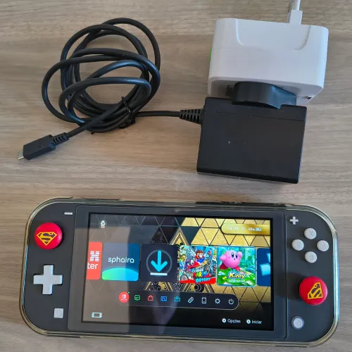 Nintendo Switch Lite Desbloqueado 128 gb + capinha e película de vidro