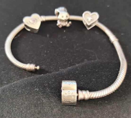 Pulseira Pandora ORIGINAL + BERLOQUES
