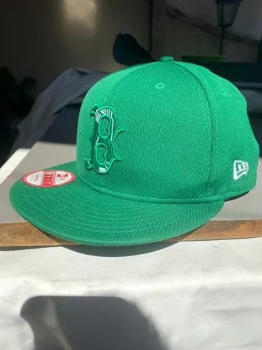 Boné New Era 59 Fifty MLB Boston Green / White Oficial