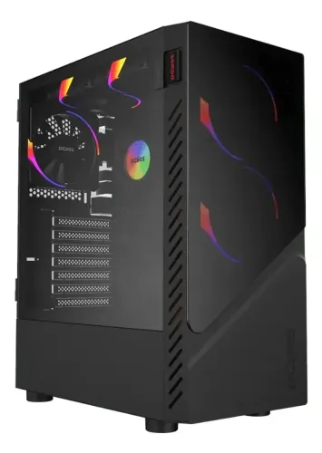 Gabinete Gamer PCYES Set Black Vulcan