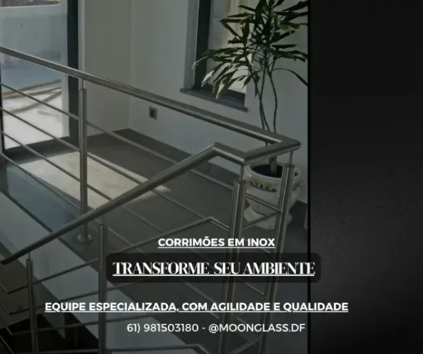 CORRIMÕES EM INOX: segurança com acabamento de ALTO PADRÃO