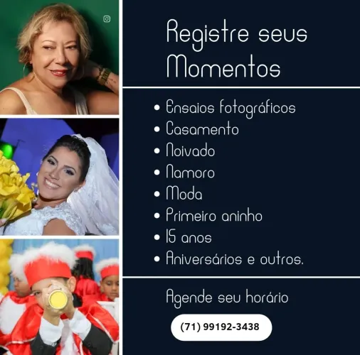 Fotógrafa de Ensaios e Eventos